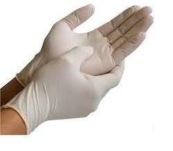 Disposable Latex Hand Gloves - White, Powdered, Box of 100 Pieces | High Grade Raw Materials, Superior Financial Leverage, Latest Technology