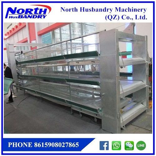 Gray Farmkeys Brand Automatic Broiler Cage Feeding