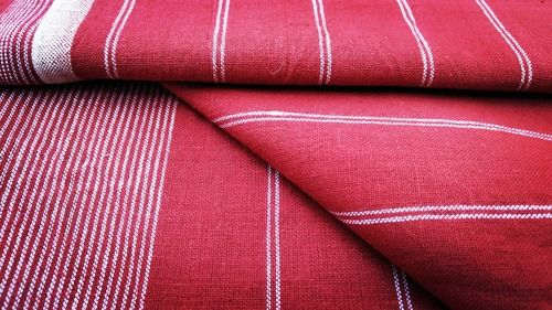 Handloom Cotton Stripes Fabric