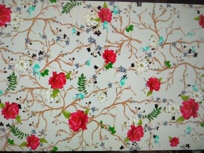 Rose Designer Sequence Fabric