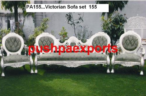 Victorian Silver Sofa Set