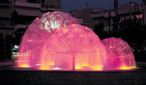 Colorful Fountains