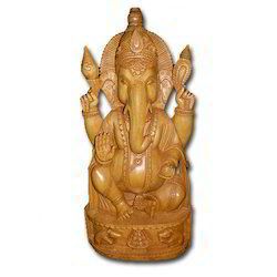 Decorative Wooden Ganesha