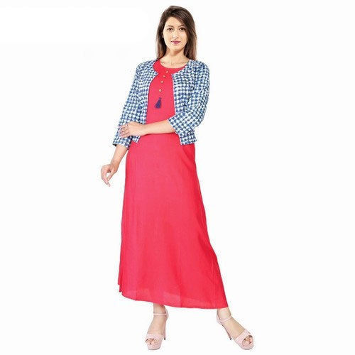 No Fade Ladies Designer Jacket Kurti