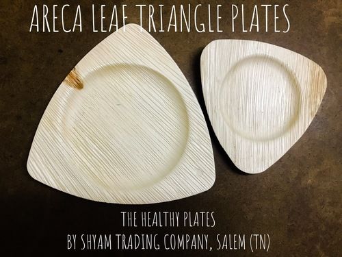 Areca Leaf Triangle Plates