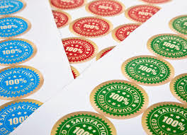 Round Best Quality Printed Label Sticker