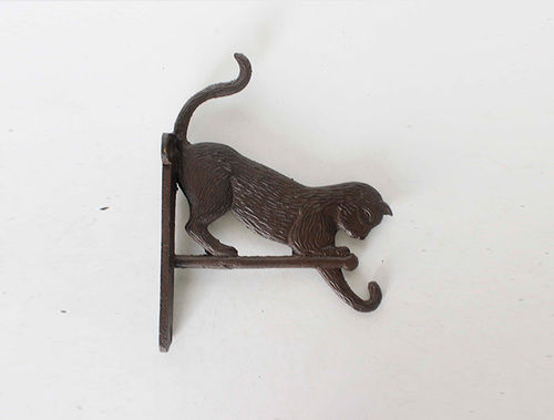 Cast Iron Cat Decorative Corner Hook