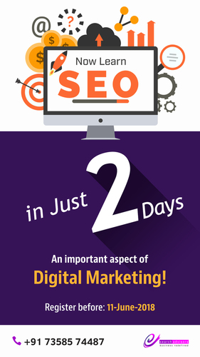 Short term training on SEO (Search Engine Optimization) Course By E Search Advisors