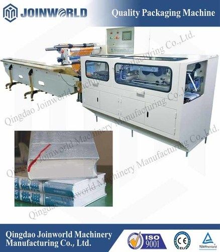 Book And Paper Heat Shrink Flow Wrapping Machine With 1 Year Warranty