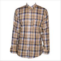 Full Sleeve Mens Casual Shirt - Cotton Blend Elegant Cuts With Transparent Buttons - Perfect For Casual Outings And Easy Wash