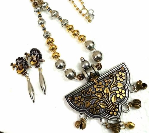 Handmade Antique Oxidized Necklace