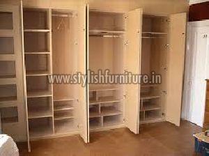 Multi Compartment Wooden Wardrobes 