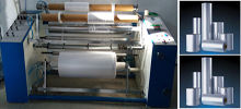 Blue And White Automatic Grade Heat Shrink Film Slitter Rewinder Machine