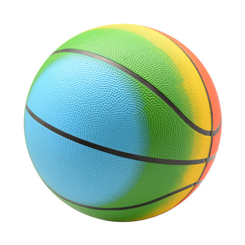 Custom Colorful Rainbow Full Printing Rubber Basketball