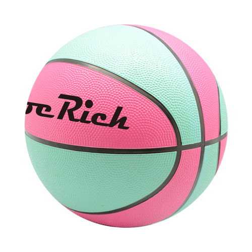 Custom Colorful Rubber Basketball for Promotion