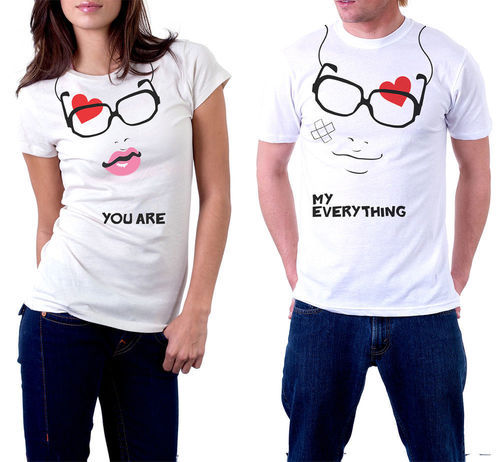 Printed Designer Couples T Shirts