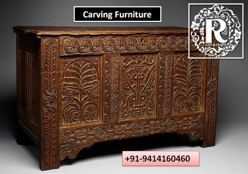 Rameshwaram Arts & Crafts Termite Proof Carving Wood Furniture Cabinet