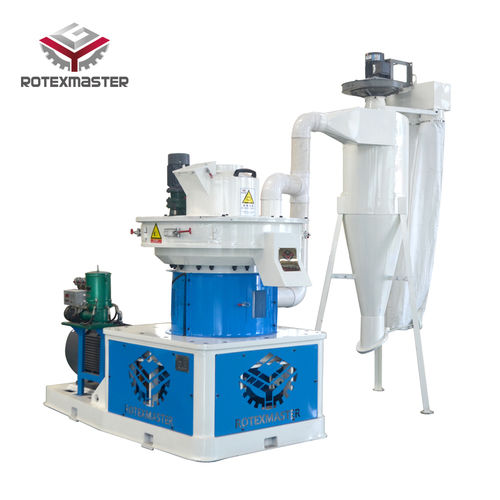 CE ISO Approved Industrial 2 Tons Per Hour Wood Pellet Mill With Cyclone