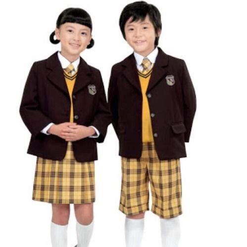 Cotton Customized Size School Uniform