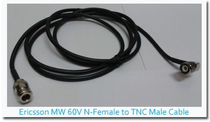 Ericsson MW60VN-Female to TNC Male Cable