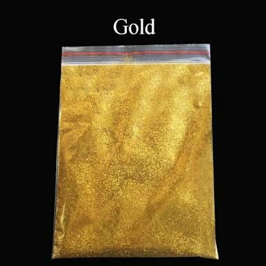 Golden Polyester Glitter Powder