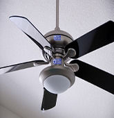 5 Blade Ceiling Fan With Led Light