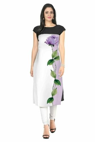 Ladies American Crepe Kurtis