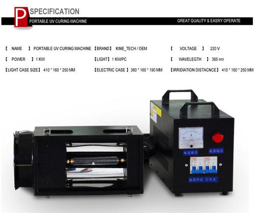 Small Portable UV Curing Machine