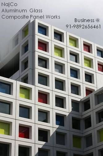 Commercial Building Aluminium Glass Composite Works