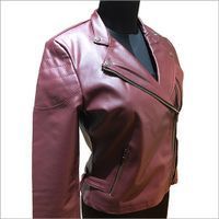 Ladies Designer Jacket - Premium Leather, Customized Sizes & Colors | Water Resistant Surface, Durable Material, Double Zip for Perfect Fit, Elegant Shine