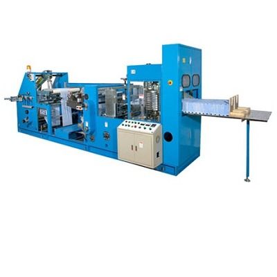 Blue Automatic Paper Napkin (Tissue, Toilet Roll) Making Machine