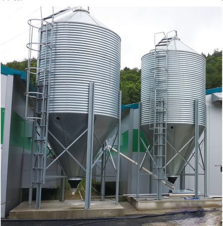 Ce Approved Feed Silo Application: Poultry House System