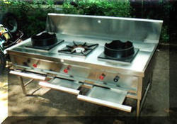 Metal Durable Chinese Cooking Ranges