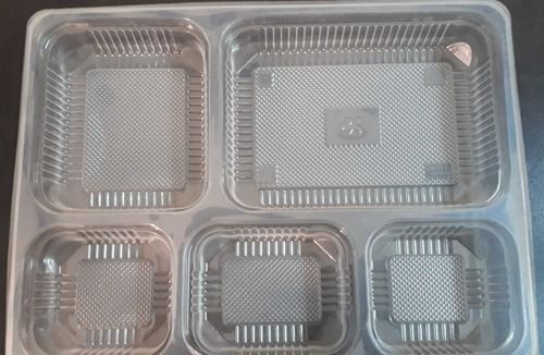 Plastic Transparent Food Plate