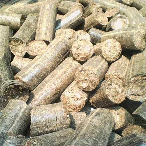 Glass White Coal Biomass Briquettes