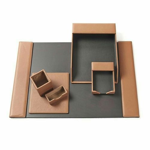Leather Table Top Gift Set For Desk