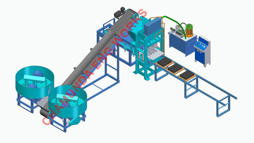 Fully Automatic Fly Ash Bricks and Paver Block Making Machine