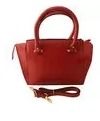 Red Top Quality Leather Handbag