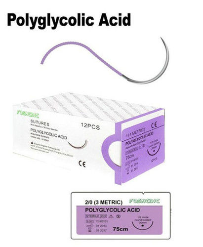 Surgical Polyglycolic Acid Sutures