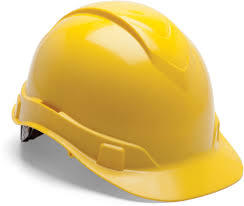 Yellow Color Construction Helmet
