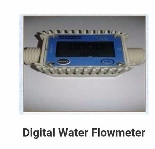 Red Digital Water Flow Meter