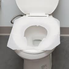 Plain White Toilet Sheet