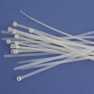 White Plastic Cable Tie Length: 4 Inch (In)