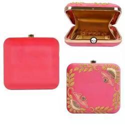 Peach Color Ladies Clutch
