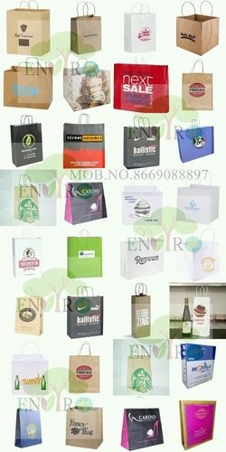 Printed Shopping Paper Bags