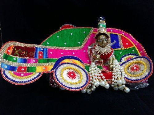Beautiful Car Shaped Dress for Little Thakur Ji
