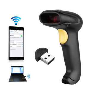 Bluetooth Barcode Scanner - 2D Scanning Capability | Wireless Freedom, Manual Control, Enhanced Productivity, Responsive Performance