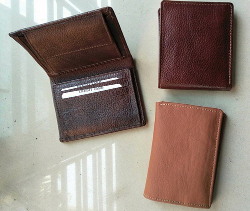 Brown Leather Wallet - Custom Size | Premium Quality, Moisture Resistant, Natural Patterns