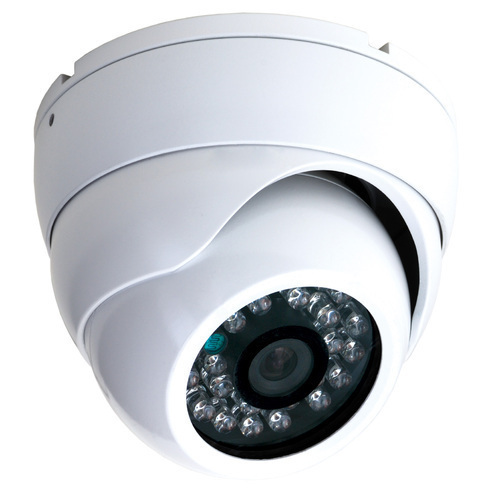 CCTV White Dome Camera