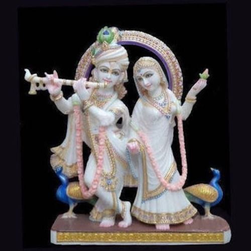 Marble Radha Krishna Statue